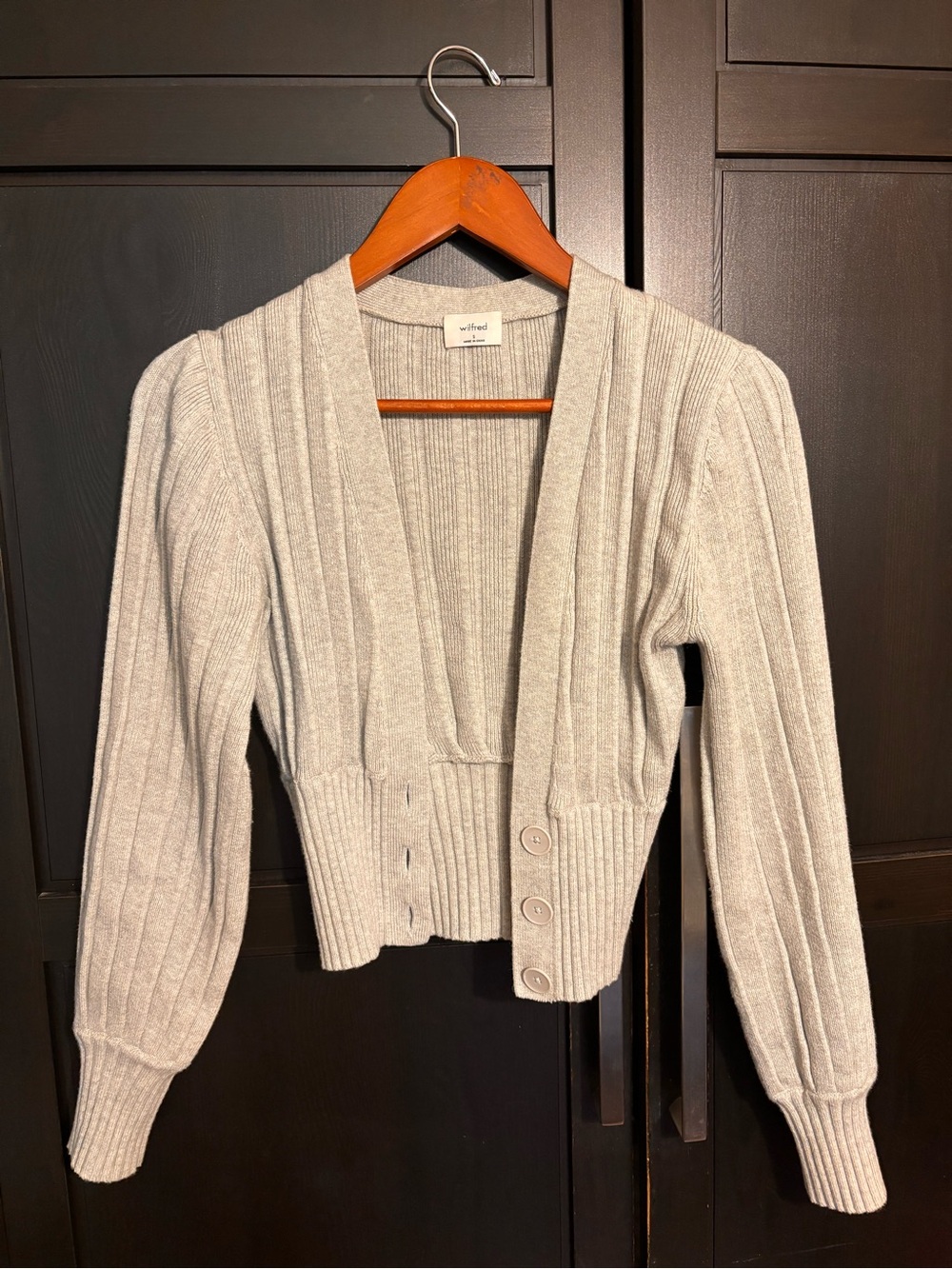 Aritzia Wilfred Cartigan